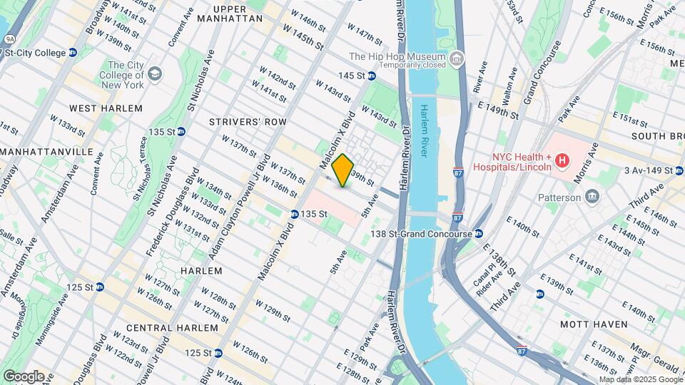 36 W 138th St Map and Location Details