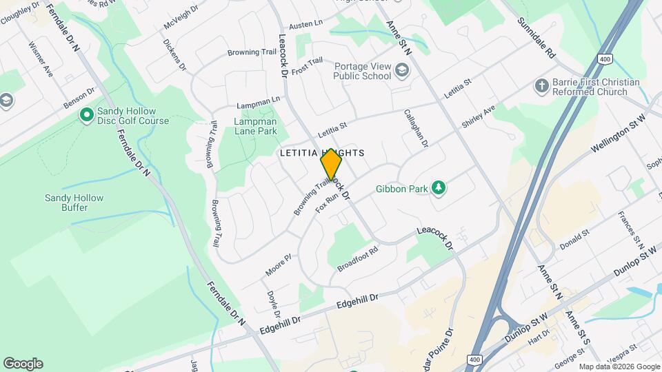 5 Browning Trail Map and Location Details