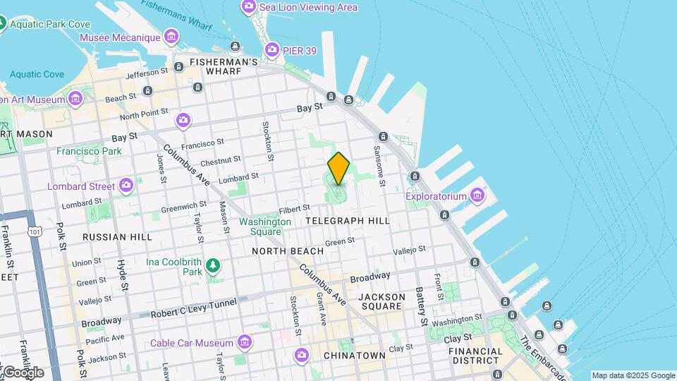 1 Telegraph Hill Blvd Mapa y Detalles de la Ubicación