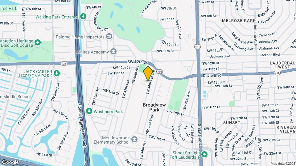 1431 SW 44th Ter Map and Location Details