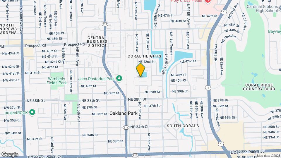 1341-1351 1361 NE 40th Pl Map and Location Details