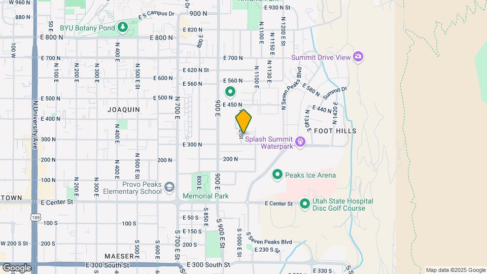 324 N 1020 E St Map and Location Details