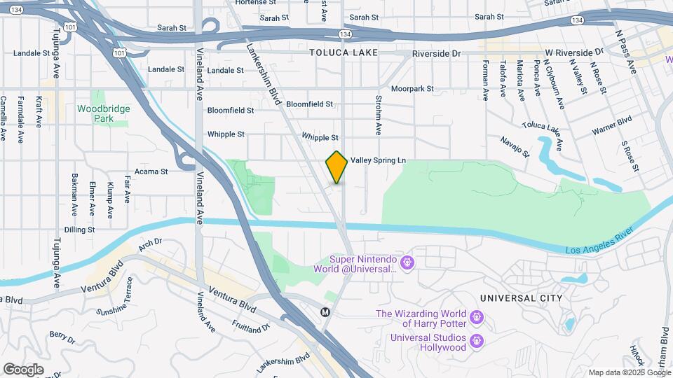 4139 Cahuenga Blvd Map and Location Details