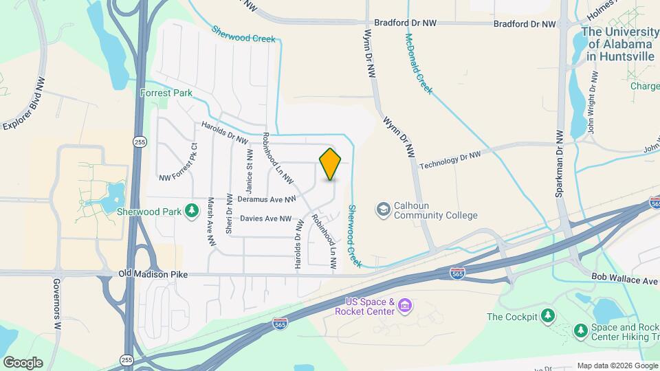 413 Harolds Dr NW Map and Location Details