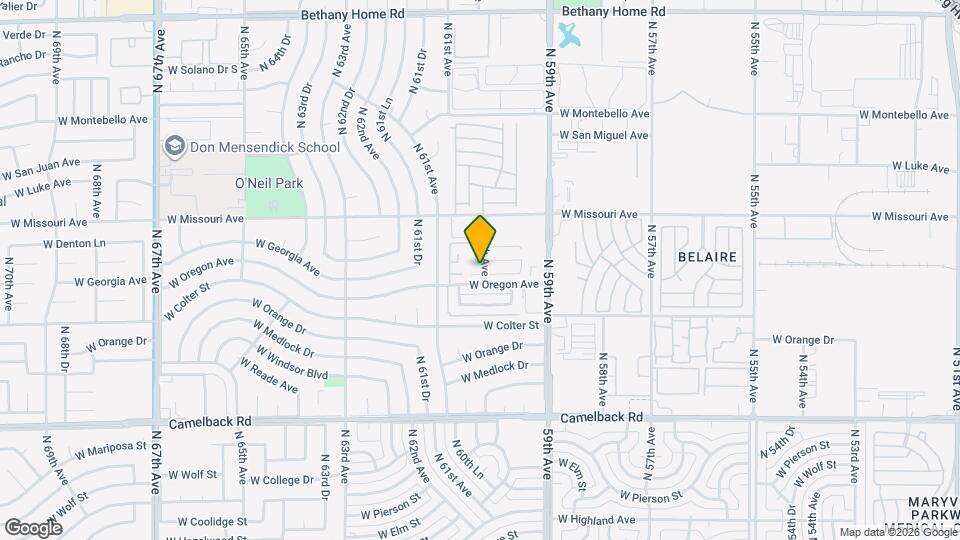5312 N 60th Ave Map and Location Details