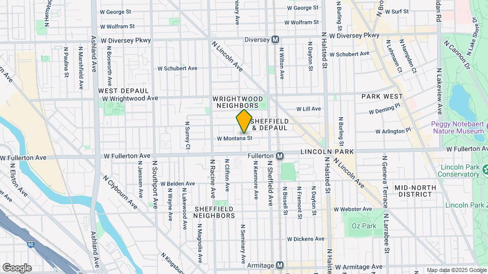 2437 N Seminary Ave Map and Location Details