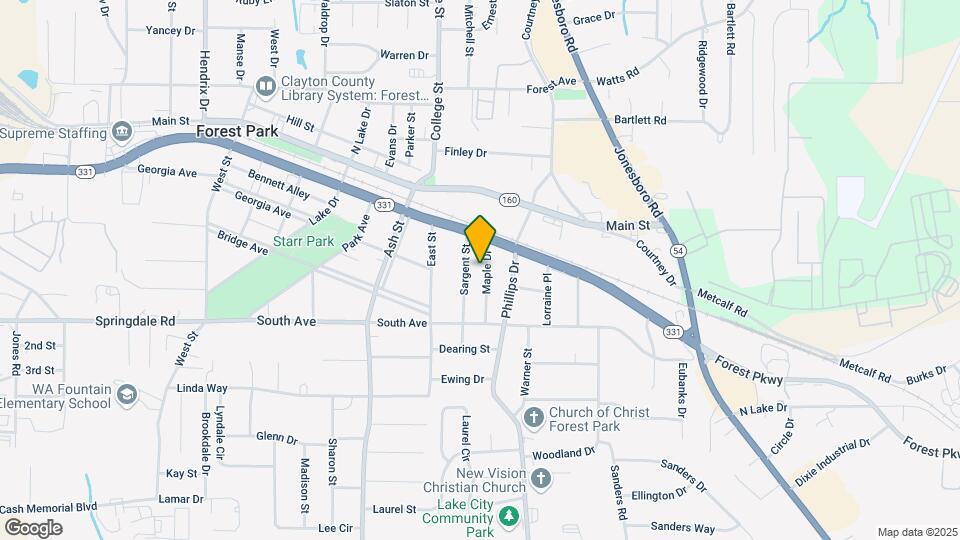 5033 Maple Dr Map and Location Details