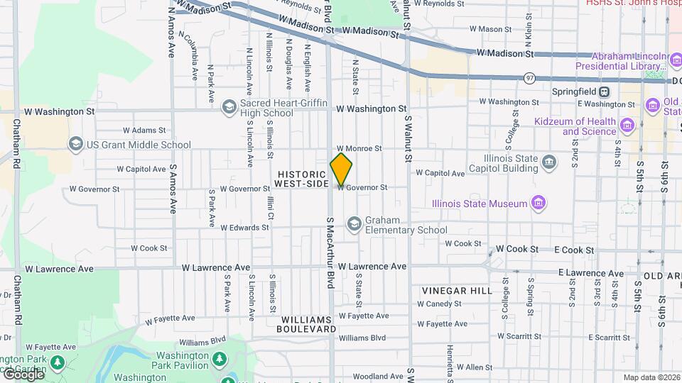922 W Governor St Map and Location Details