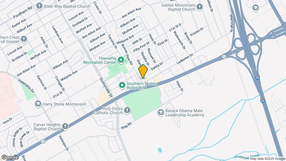 3103 E Ledbetter Dr Mapa y Detalles de la Ubicación