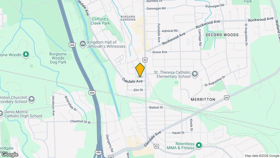 12 Oakdale Av Map and Location Details