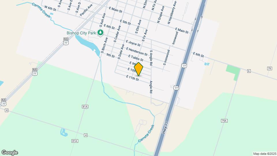 607 E 11th St Map and Location Details