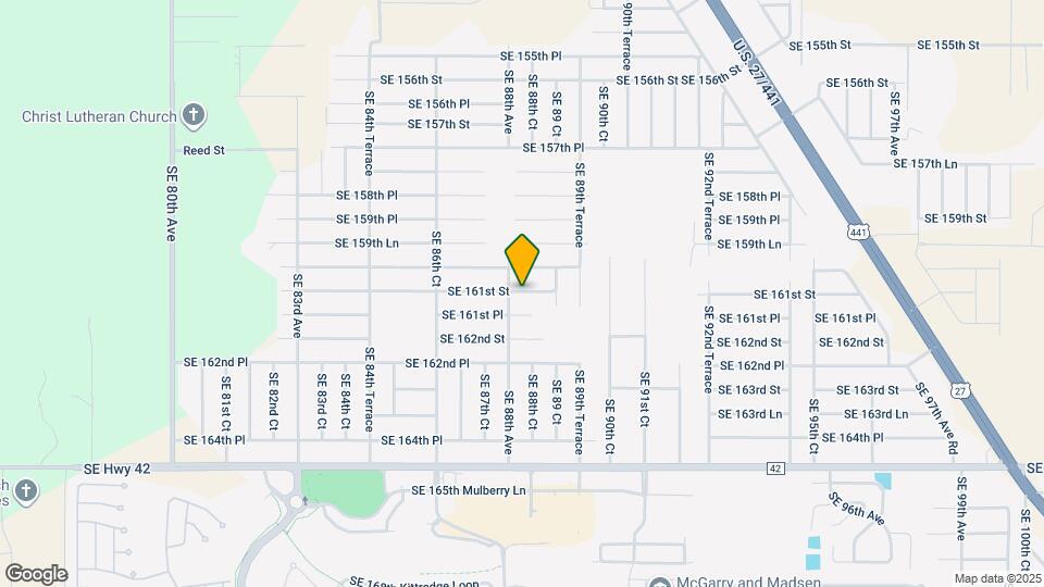 8838 SE 161st St Map and Location Details