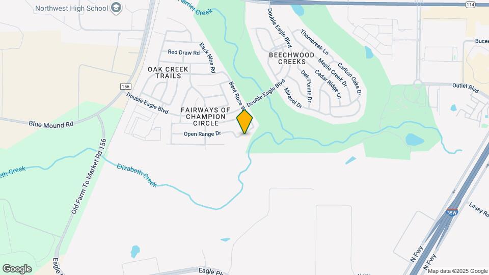 15616 Fire Creek Ln Map and Location Details