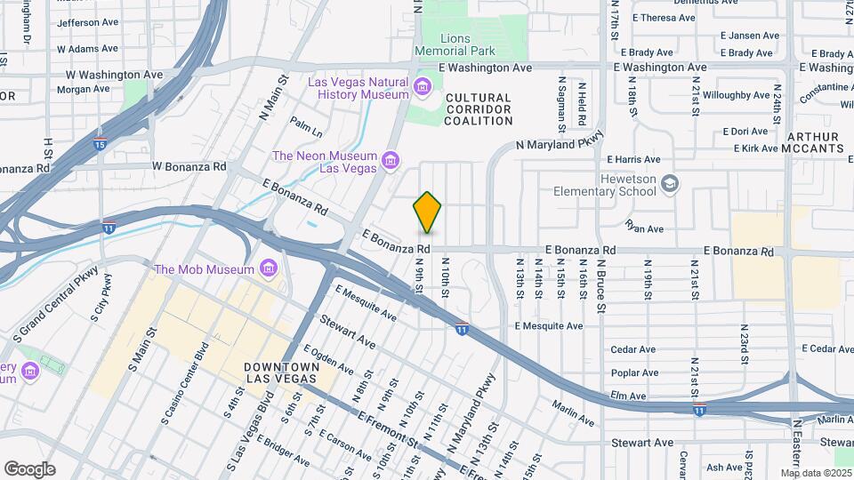 604 N 9th St Map and Location Details