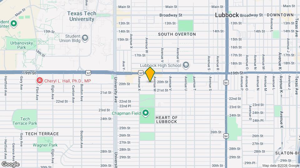 2307 20th St Map and Location Details