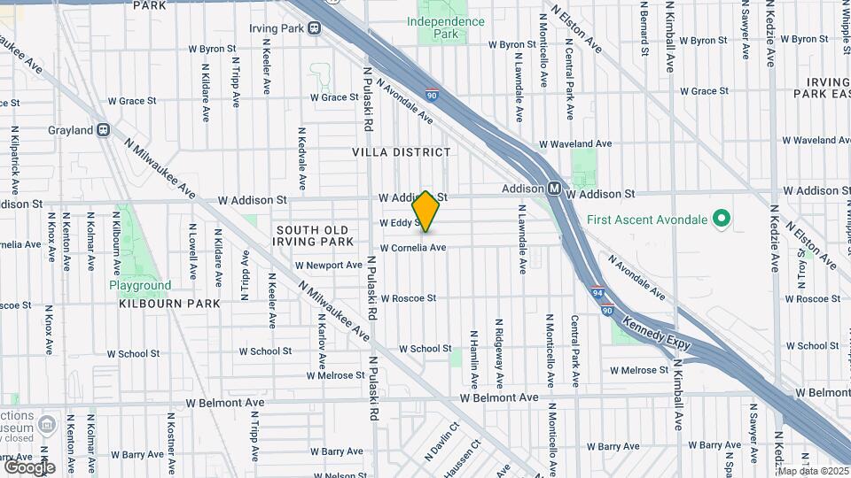 3501-07 N Springfield Ave Mapa y Detalles de la Ubicación
