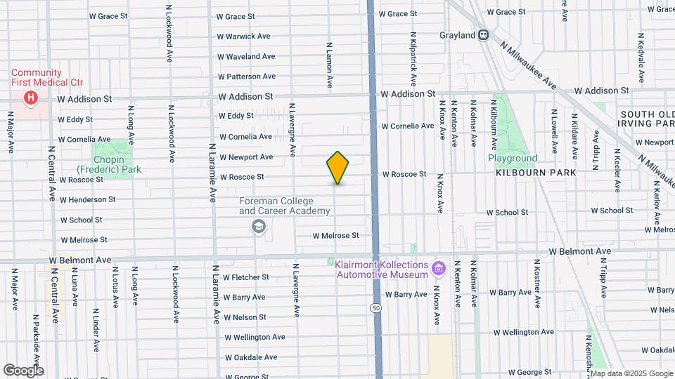 3335 N Lamon Ave Map and Location Details