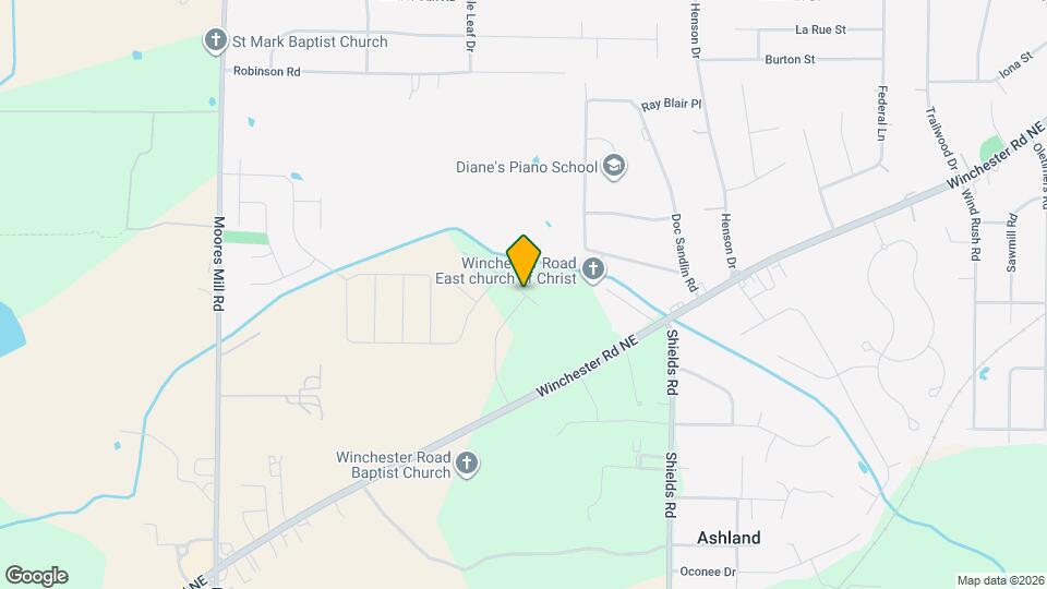 306 Pond Spg Dr Map and Location Details