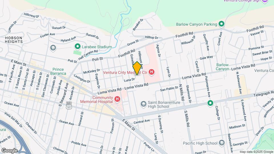 252-258 Estrella St Mapa y Detalles de la Ubicación