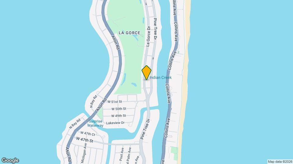 5237 La Gorce Dr Map and Location Details