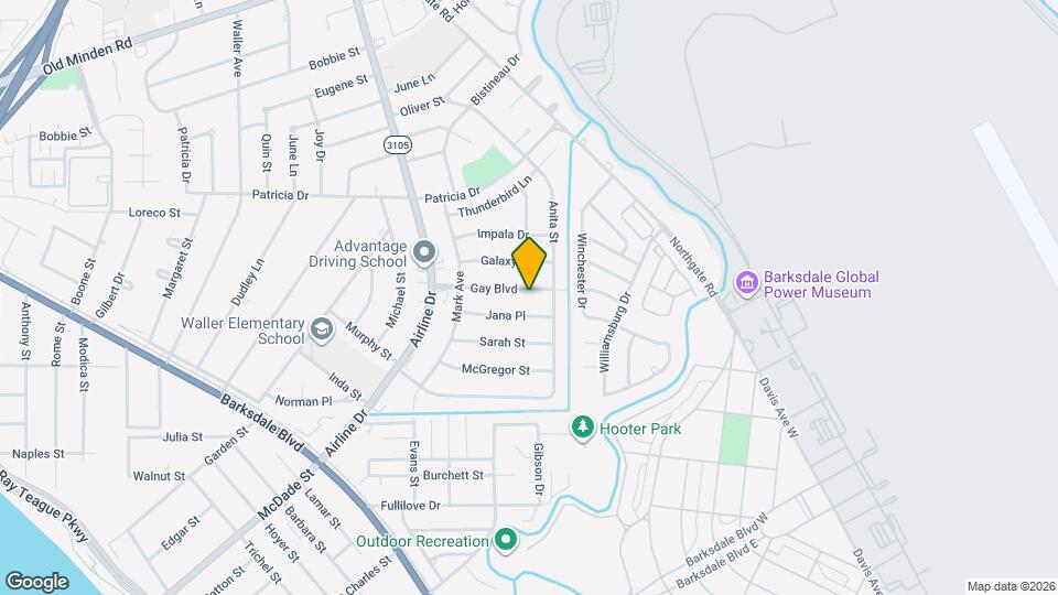 3224 Gay Blvd Mapa y Detalles de la Ubicación