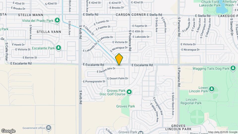 7431 E Desert Aire Dr Map and Location Details