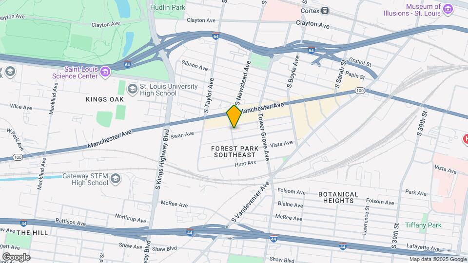 1210 S Newstead Ave, Unit 1A Map and Location Details