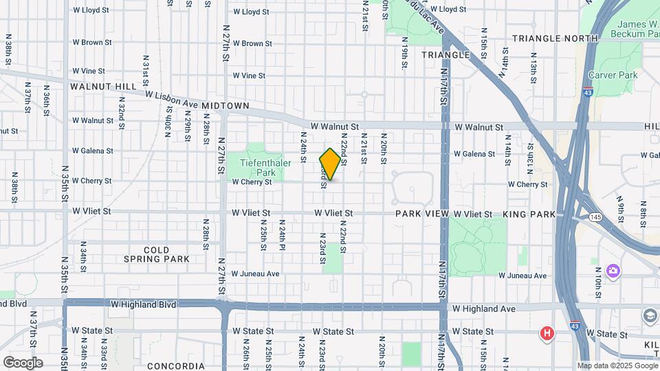 2227 W Cherry St Map and Location Details