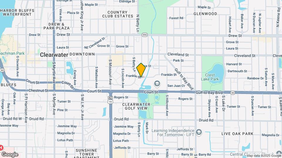 1305 Franklin St Map and Location Details