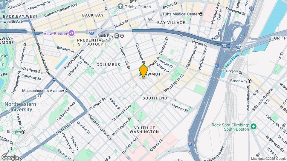 33 Upton St, Unit 1 Map and Location Details