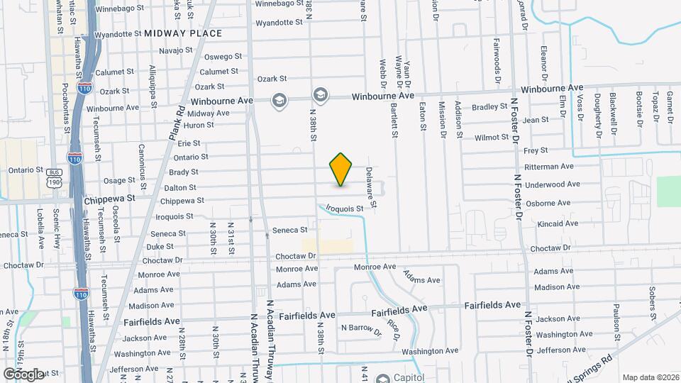 3895 Chippewa St Map and Location Details