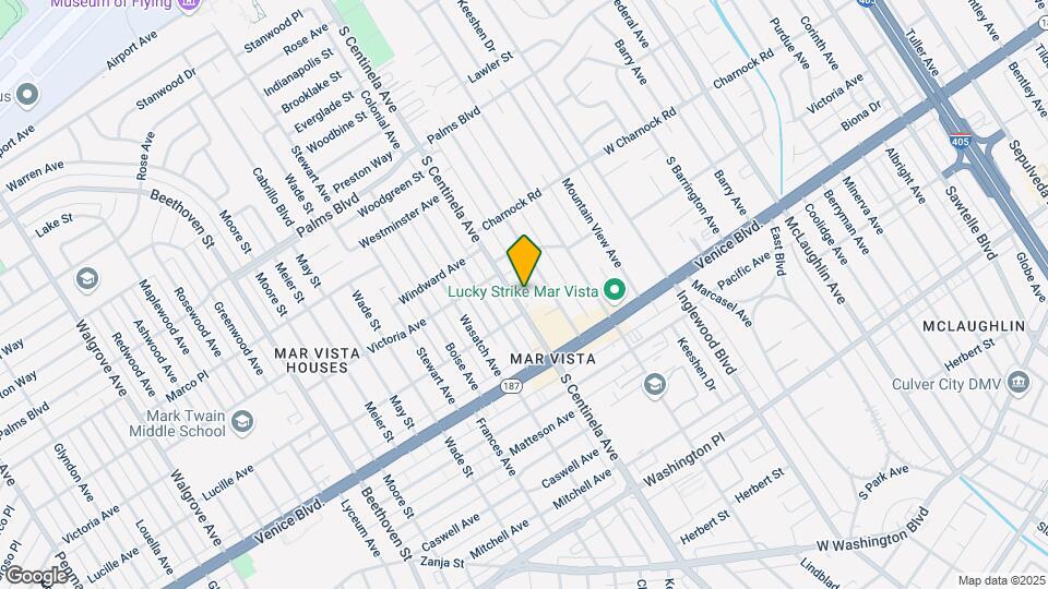 3720-3724 S Centinela Ave Map and Location Details
