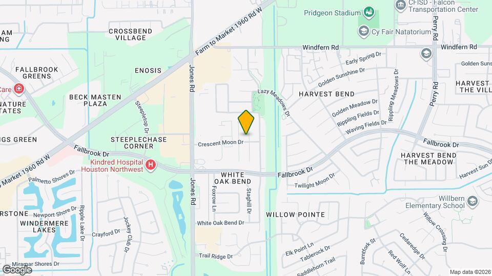 10707 Staghill Dr Map and Location Details