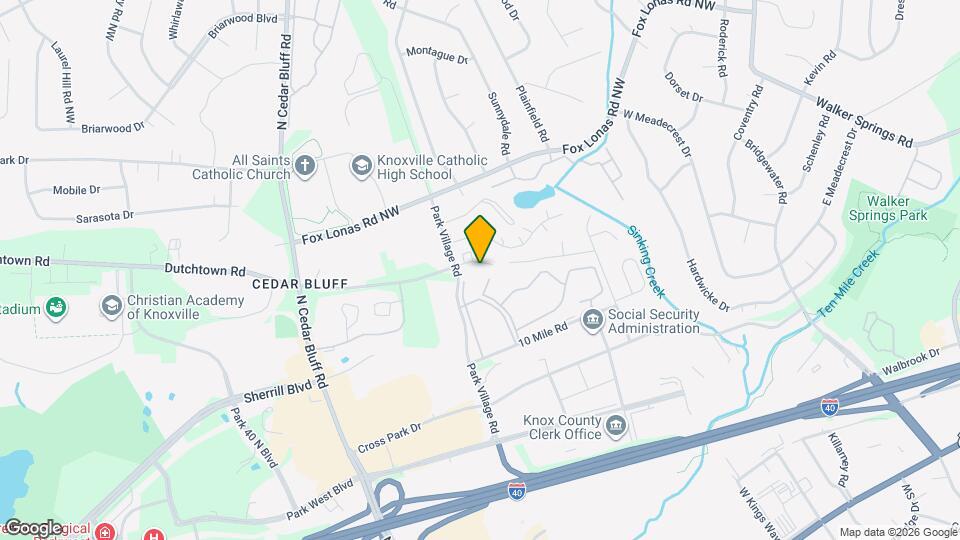 9108 Parktop Ln NW Map and Location Details