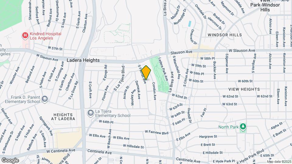 6018 S Fairfax Ave, Unit 6018 Map and Location Details