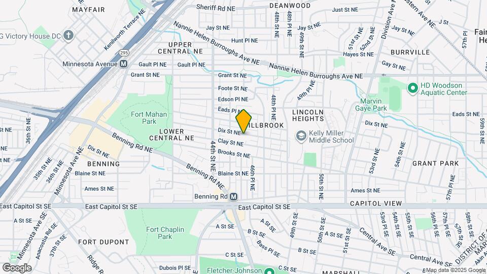 4523 Dix St NE Map and Location Details
