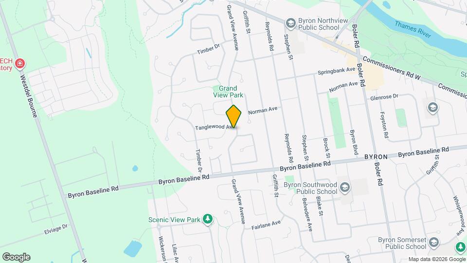Beautiful 3 Bedroom Byron Bungalow * Available Aug 1st ** Map and Location Details