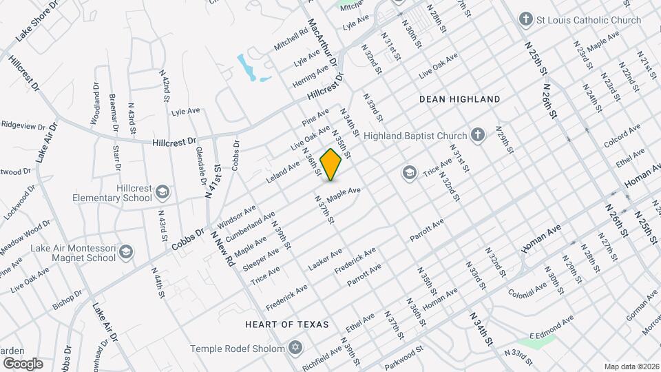 3608 Cumberland Ave Map and Location Details