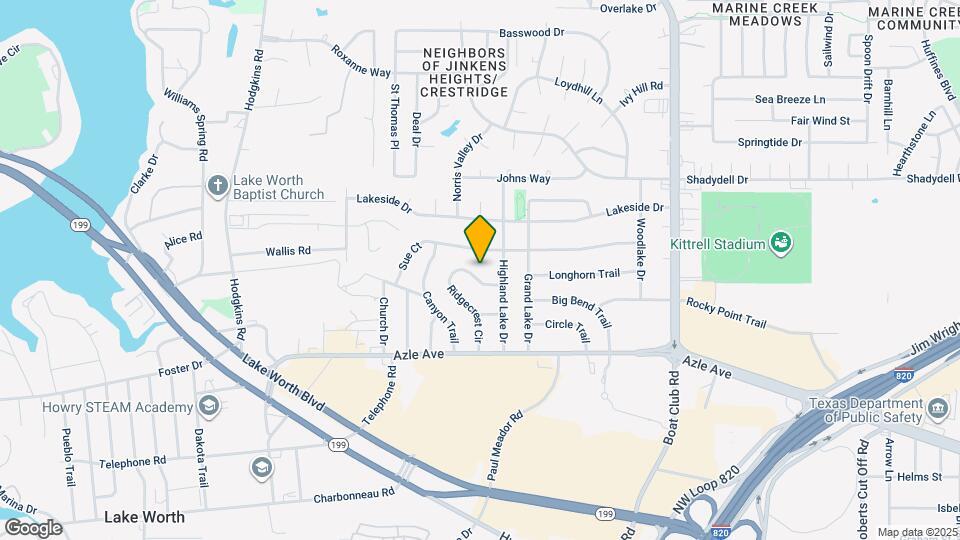 6416 Ridgecrest Cir Map and Location Details