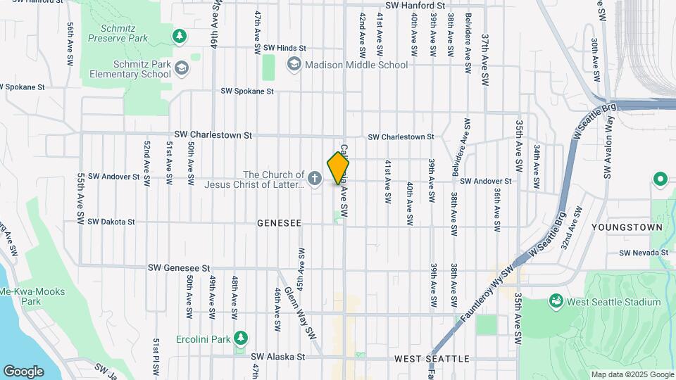 4009 California Ave SW Mapa y Detalles de la Ubicación