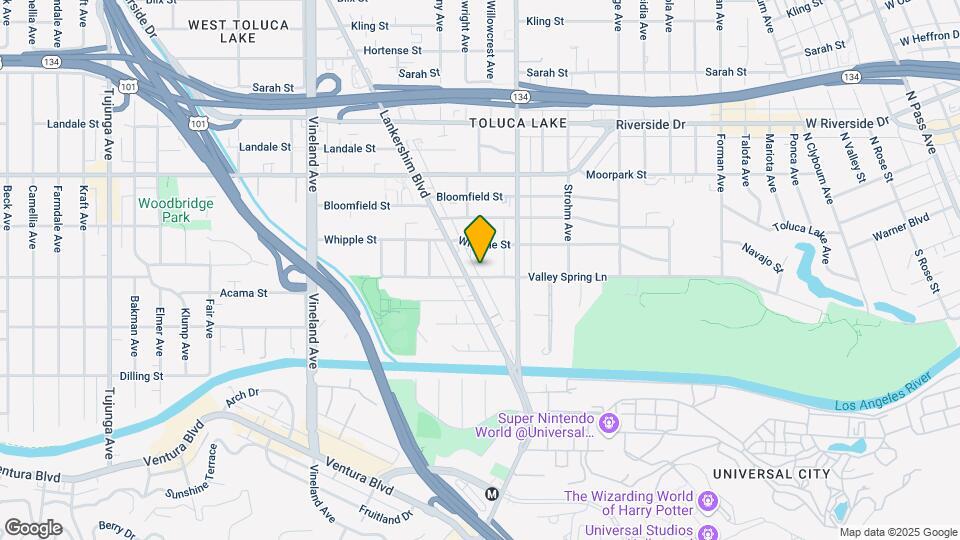 10645 Valley Spring Ln Map and Location Details