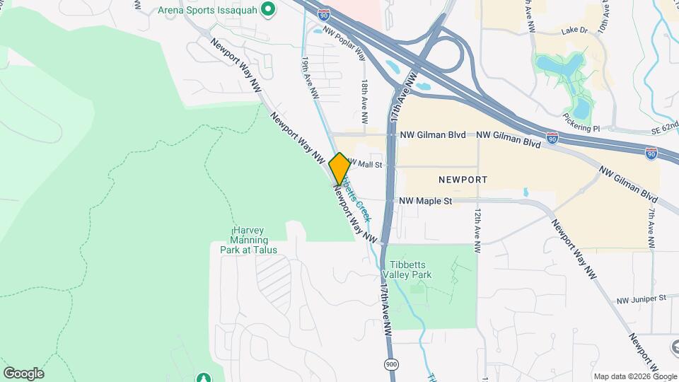 1976 Newport Way NW Map and Location Details