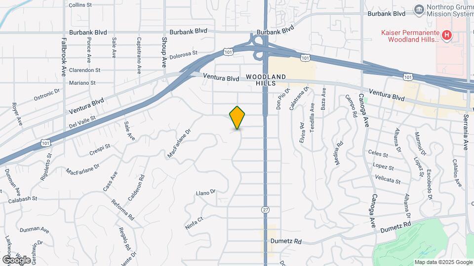 5219 San Feliciano Dr Map and Location Details