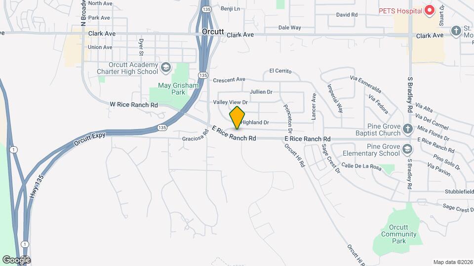 225 E Rice Ranch Rd Map and Location Details