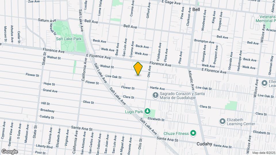4037 Live Oak St Map and Location Details
