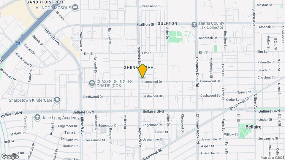 5830 Clarewood Dr Map and Location Details