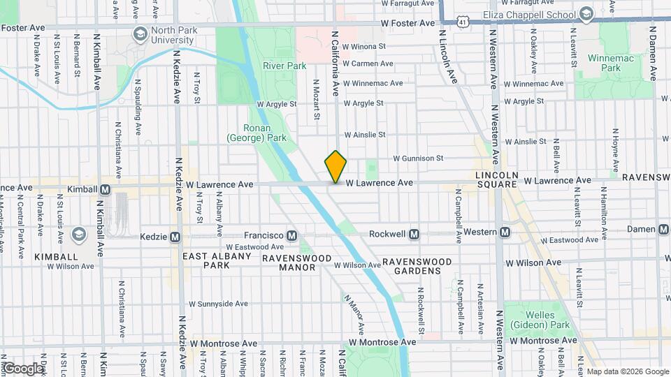 2803 W Lawrence Ave Mapa y Detalles de la Ubicación