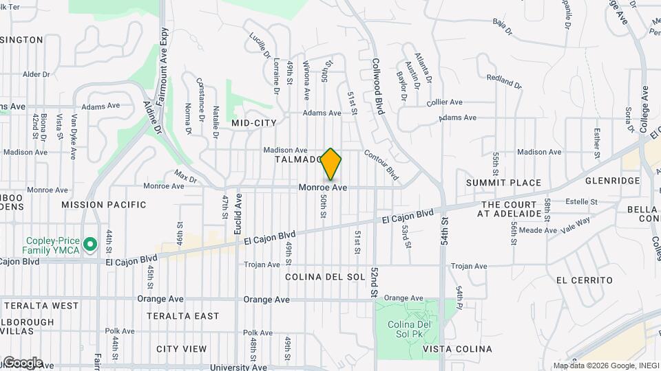 5018 Monroe Ave Map and Location Details