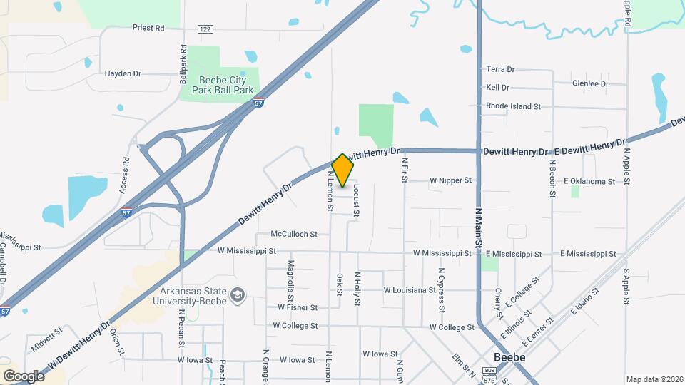 606 Oregon St Map and Location Details