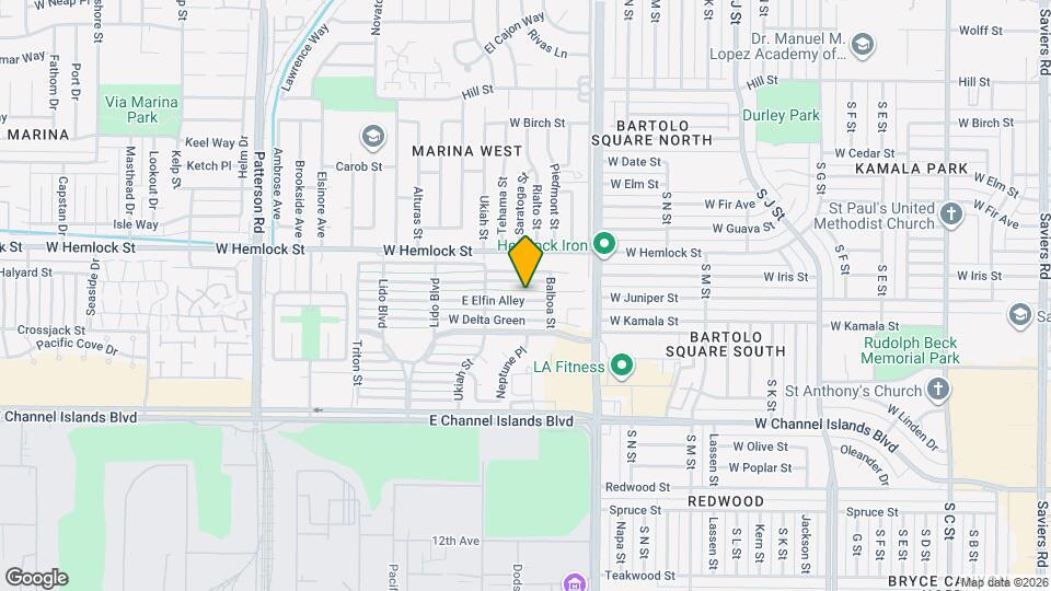 264 E Fiesta Green Map and Location Details